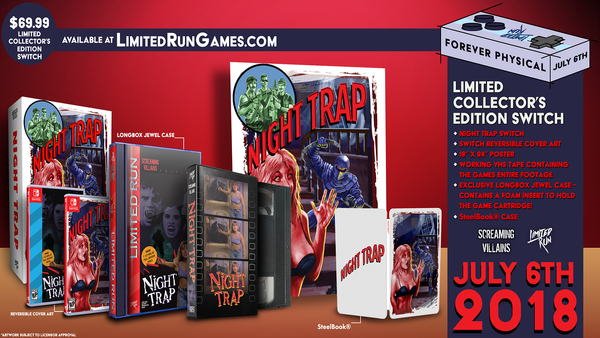 FMV games, they’re a scream! Limited Run Games to sell Night Trap on Switch this week