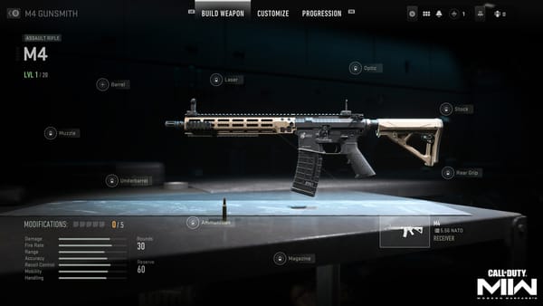 Get a peak at how Gunsmith works in Call Of Duty: Modern Warfare II