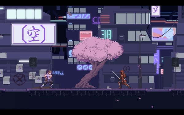 Strategy RPG and platforming collide in the cyberpunk samurai game, Midnight Wave