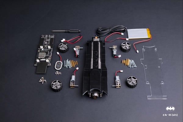 CircuitMess has partnered with Warner Bros. to launch a Batmobile STEM kit