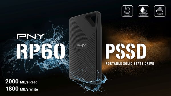 PNY makes a splash in the portable SSD market with the rugged RP60, available in April