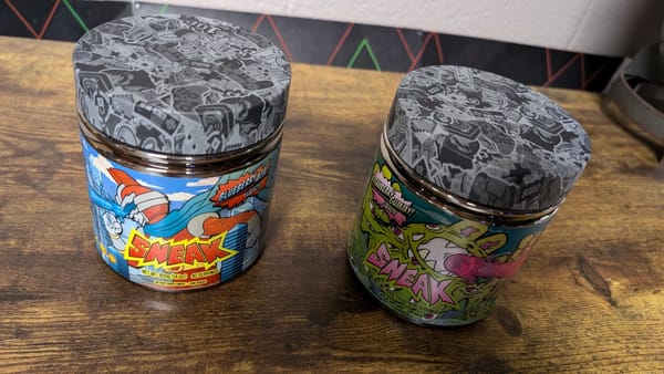 Another good versus match — Sneak Energy Superhero & Villain flavors taste test