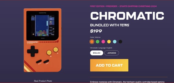 Palmer Luckey’s new company announce their first handheld product “Chromatic”