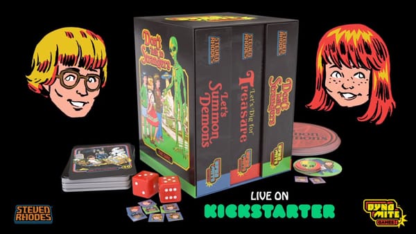 Unpack the nostalgia with a twist of darkness in the new games from Steven Rhodes now on Kickstarter