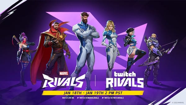 Marvel Rivals announces Twitch Rivals, a tournament featuring 72 streamers and viewer rewards, which is taking place this weekend