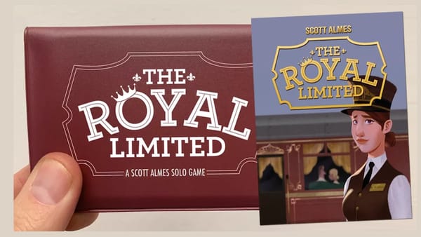 Button Shy’s latest Simply Solo wallet game, The Royal Limited, arrives on Kickstarter soon