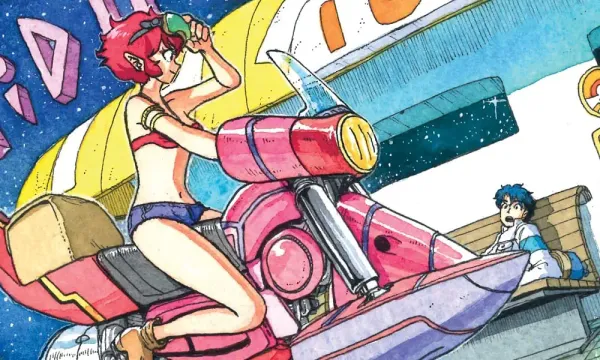 Milky way adventures are coming to you as Sazan & Comet Girl Omnibus is available now