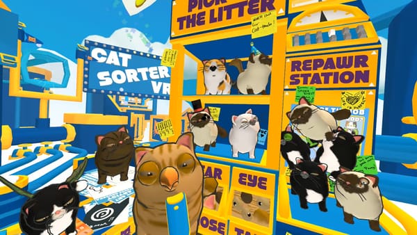 A pawsome time at the cat factory: Cat Sorter VR