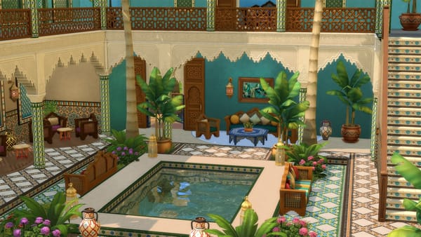 Your Sims Now Have a Relaxing Retreat Just In Time For Summer — The Sims 4 Courtyard Oasis Kit Review