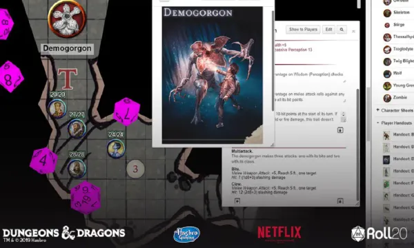 It’s a digital throwback as the Stranger Things Dungeons & Dragons Starter Set is available now on Roll20