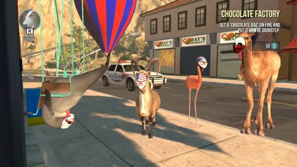 Are you baa-d to the bone? Goat Simulator: The GOATY is available now on Switch