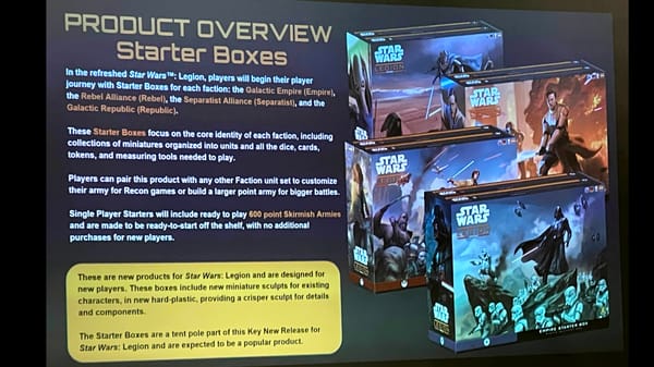 Star Wars Legion Starter Boxes Preview GAMA 2025