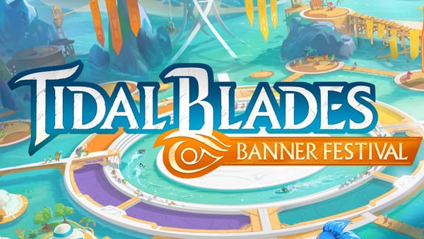 Lucky Duck Games and Druid City Games team up to create Tidal Blades: Banner Festival