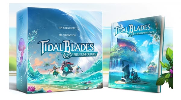 Kickstarter announced for Skybound Tabletop’s Tidal Blades 2: Rise of the Unfolders