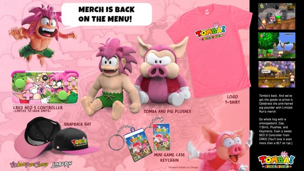 Animal Dash to Limited Run Games for Tomba! physical editions