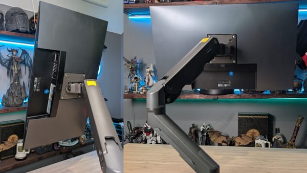 Huanuo Heavy Duty monitor mount — Impossibly strong