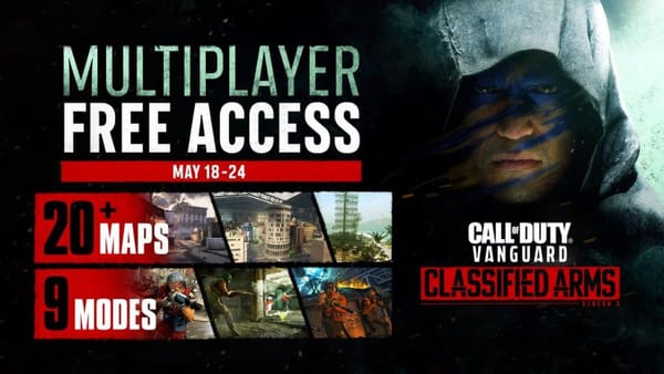 Free multiplayer access for Call of Duty: Vanguard from May 18th through the 24th