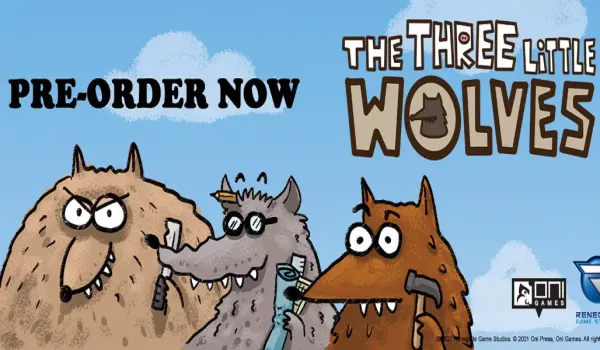 Move over pigs! The wolves will show you how it’s done — The Three Little Wolves is available for Pre-order now