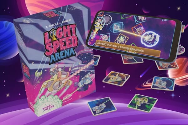 Ares Games partners with Tablescope to distribute Light Speed: Arena, the first photo-based tabletop shooter