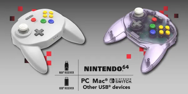 Retro-Bit Announces Pre-Orders For the Tribute64, A Wireless Controller for N64 and PC