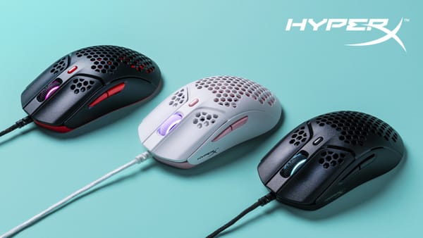 HyperX announces Pulsefire Haste mice in two colors