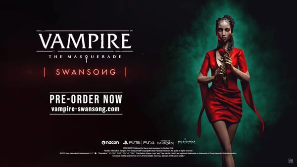 New trailer for Vampire: The Masquerade Swansong released