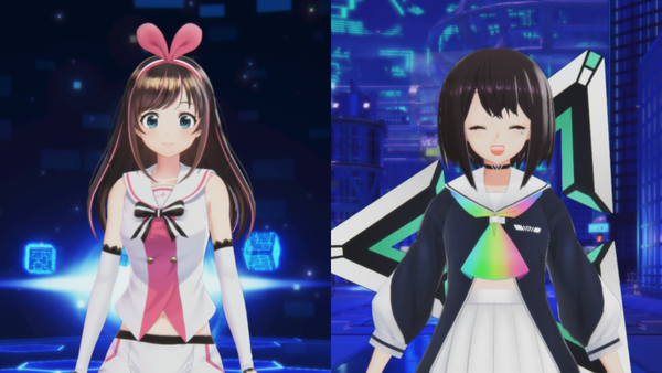 “Kizuna AI and Towa Kiseki are ready to take down the Antis!” — Kizuna AI and Towa Kiseki join Neptunia Virtual Stars