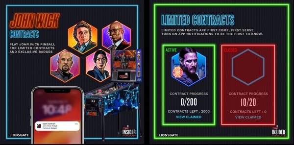 Stern Pinball launches an all-new Insider Connected feature for quests: John Wick Contracts!