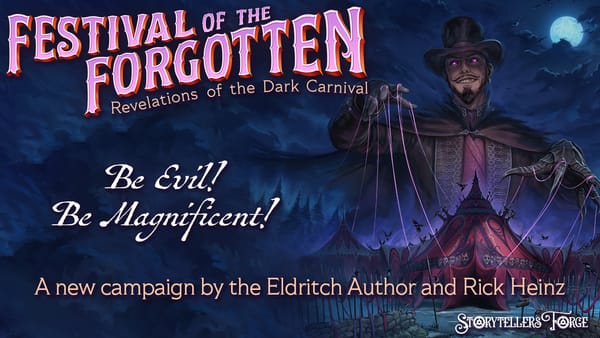 Festival of the Forgotten now live on BackerKit