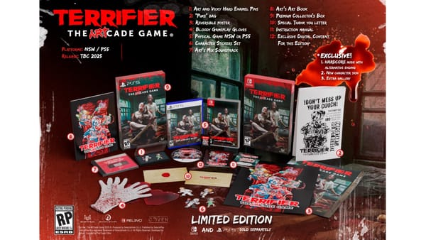 Terrifier: The ARTcade Game unveils a packed physical collector's edition