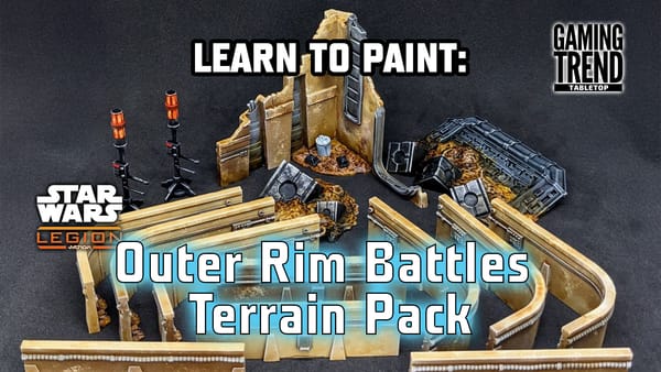 Learn to Paint: Outer Rim Battles Terrain Pack for Star Wars Legion