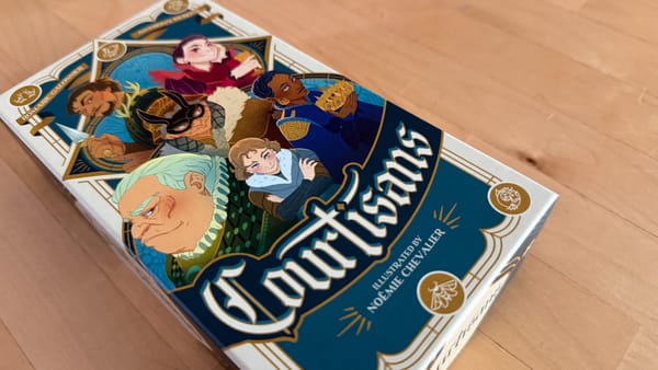 A photo of the Courtisans card game