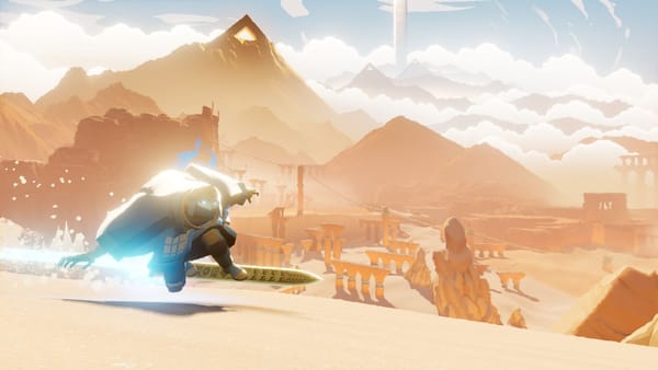 Sword of the Sea hands-on preview — Serene sand surfing