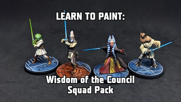 Learn to Paint Star Wars: Shatterpoint Wisdom of the Council Squad Pack