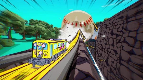 Take a look at this Jet Set Radio-inspired bus-skating game – Denshattack!