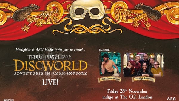Modiphius announces Terry Pratchett's Discworld Live show