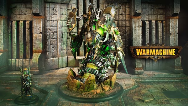 Warmachine opens pre-orders for the Cryx Hellraker Colossal