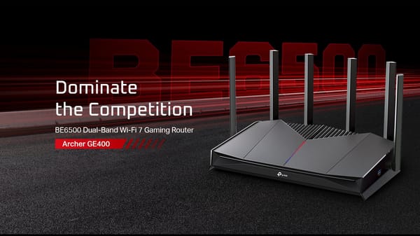 TP-Link Rounds Out Wi-Fi 7 Gaming Lineup with Launch of Entry-Level Archer GE400 Router