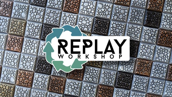 Gaming Trend Replay Workshop Cobblestone Terrain Tile Review Recycled Plastic Games