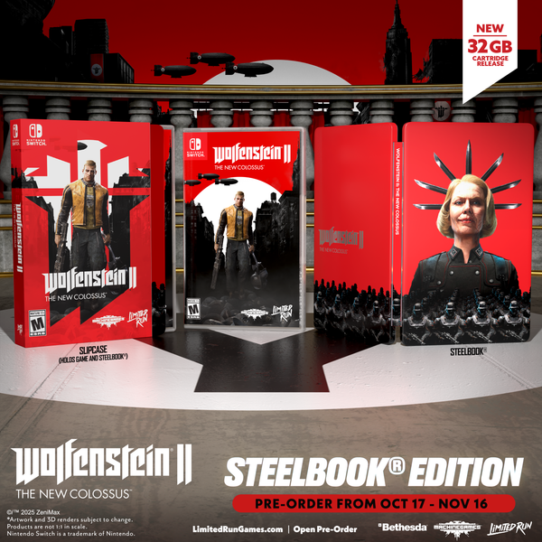 Wolfenstein II: The New Colossus Collector's Edition Physical Pre-order for Nintendo Switch Starting Now!