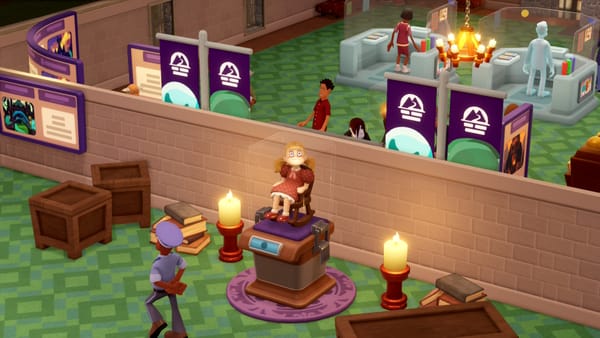 Two Point Museum impressions on Switch 2 — Picking up a day pass