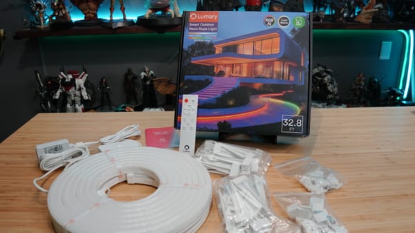 Lumary Smart Outdoor Neon Rope Light Unboxing Installation and Demo — Let's get lit!