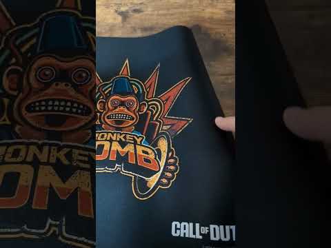 Unboxing the SteelSeries Monkey Bomb Black Ops 6 Zombies Mouse Pad! #pcgaming #blackops6 #callofduty