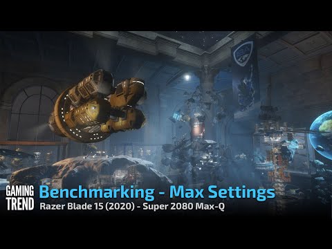 VRMark Blue Room - Razer Blade 15 2080 Super Max-Q gameplay [Gaming Trend]