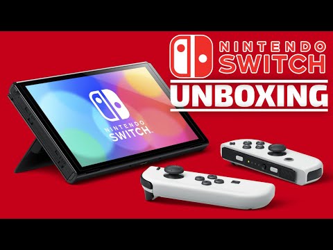 Nintendo OLED Unboxing and Comparison with Metroid Dread [Gaming Trend]