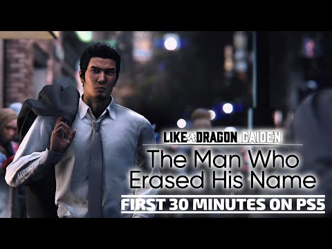 Like a Dragon Gaiden: The Man Who Erased His Name - First 30 Minutes on PS5 [GamingTrend]