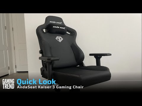 Quick Look - AndaSeat Kaiser 3 Gaming Chair [GamingTrend]