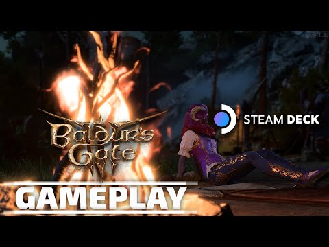 Baldur&#039;s Gate 3 Steam Deck Gameplay