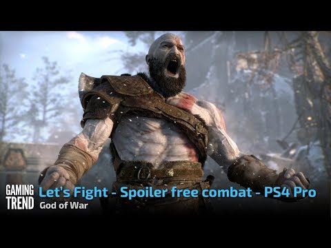 God of War - 4K PS4 Pro - Spoiler Free - Combat [Gaming Trend]