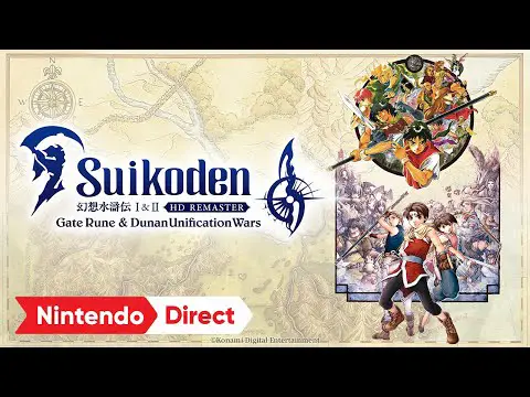 Suikoden I&amp;II HD Remaster Gate Rune and Dunan Unification Wars – Nintendo Direct: Partner Showcase